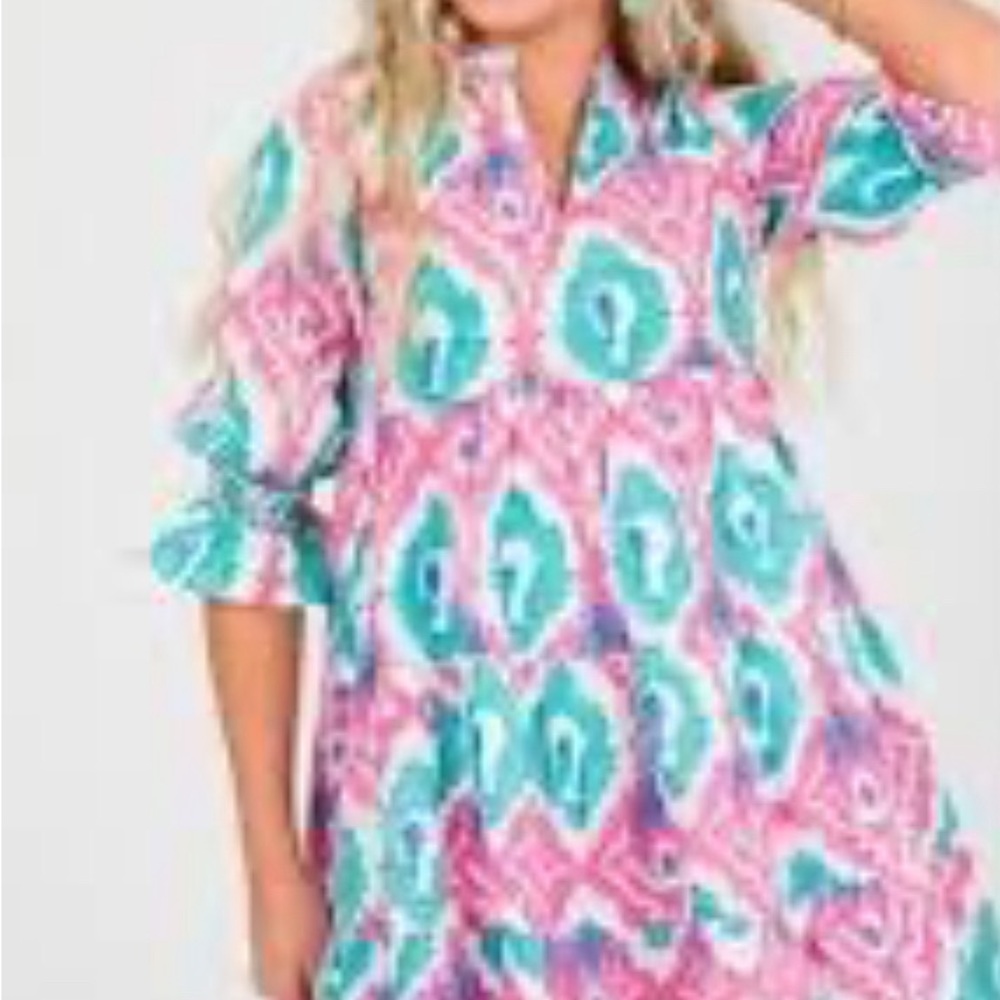 Nora Ikat Dress by Sohana, Large